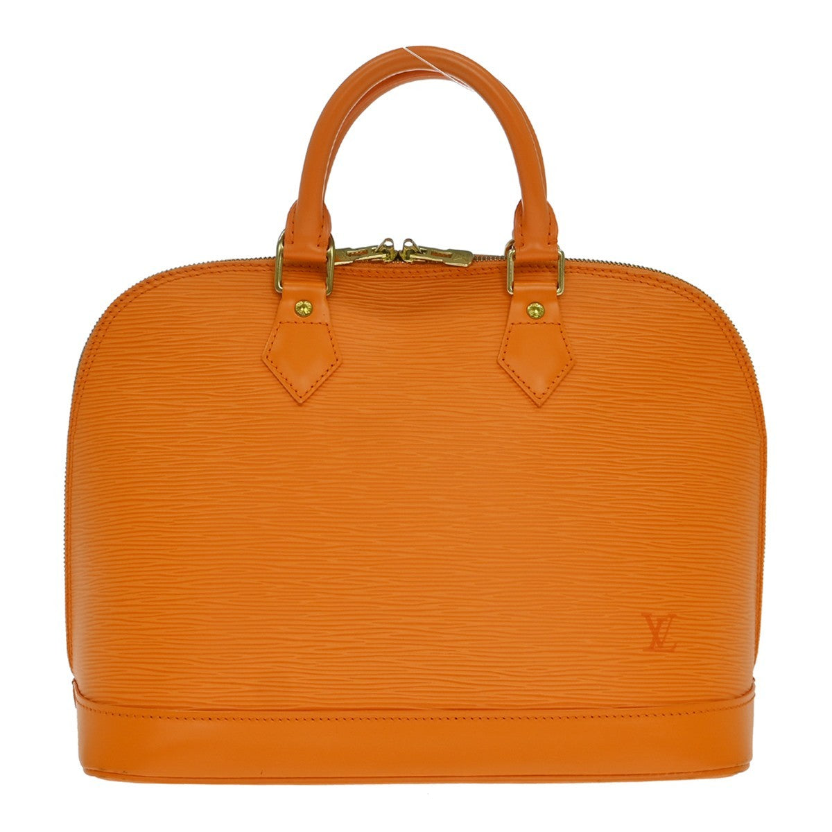 Louis Vuitton Alma Epi Leather Orange Leather Handbag (Pre-Owned)