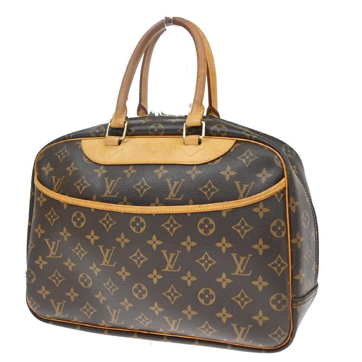 Louis Vuitton Trouville Monogram Canvas Brown Canvas Handbag (Pre-Owned)