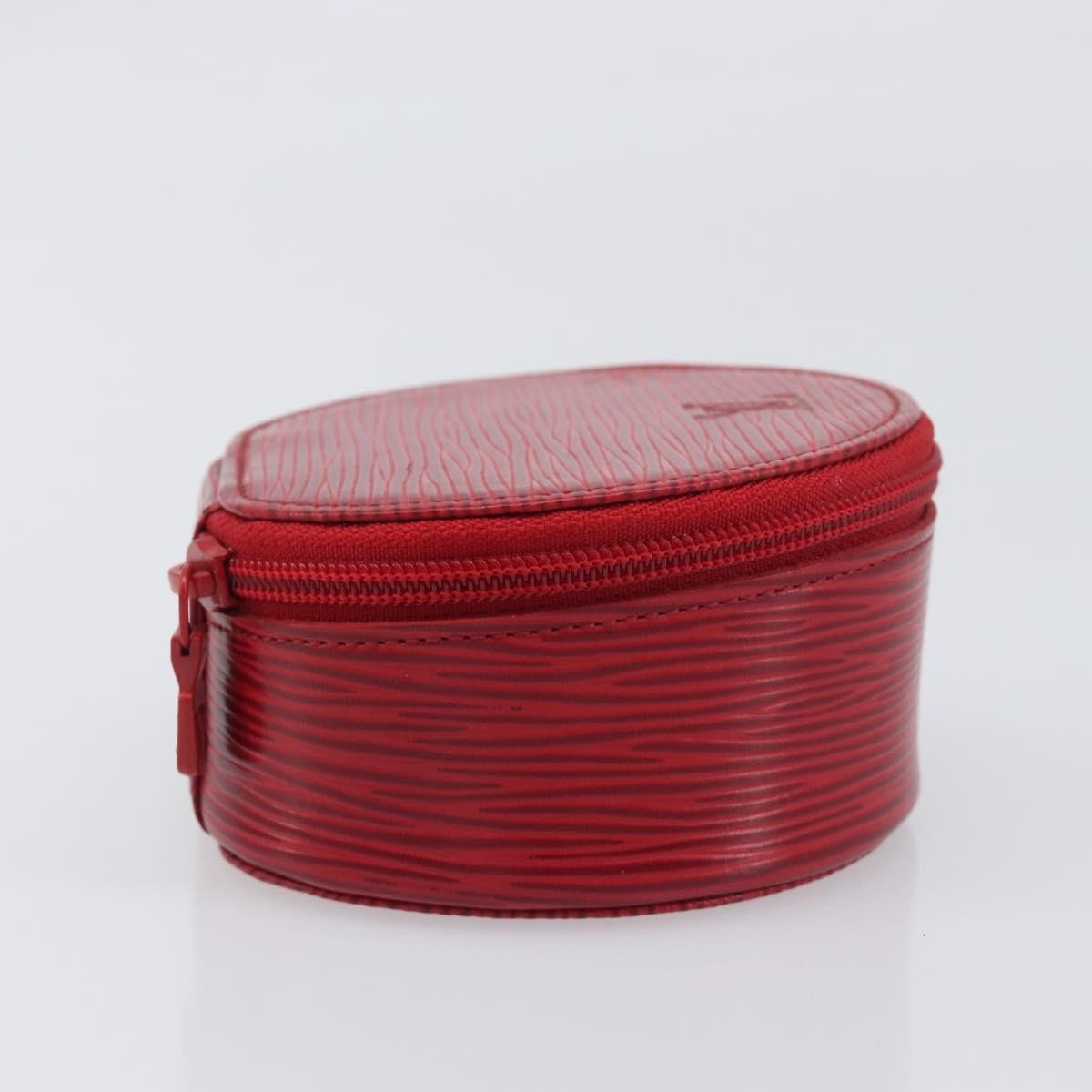 Louis Vuitton Ecrin Bijoux Epi Leather Red Leather Jewelry Set Jewelry (Pre-Owned)