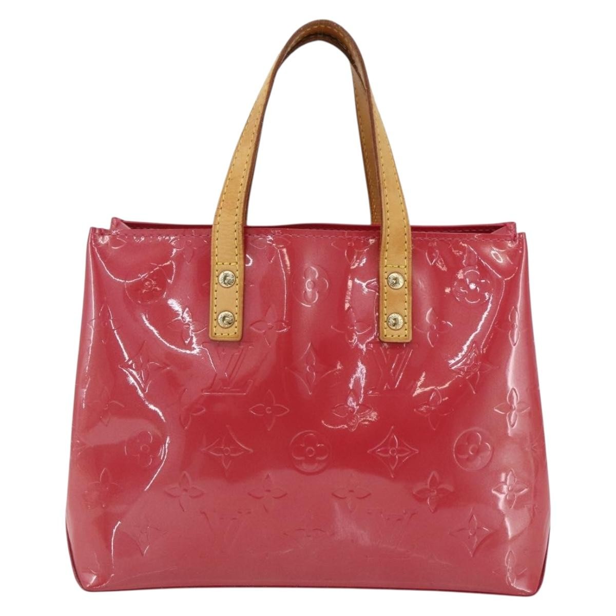 Louis Vuitton Reade Monogram Vernis Pink Patent_Leather Handbag (Pre-Owned)