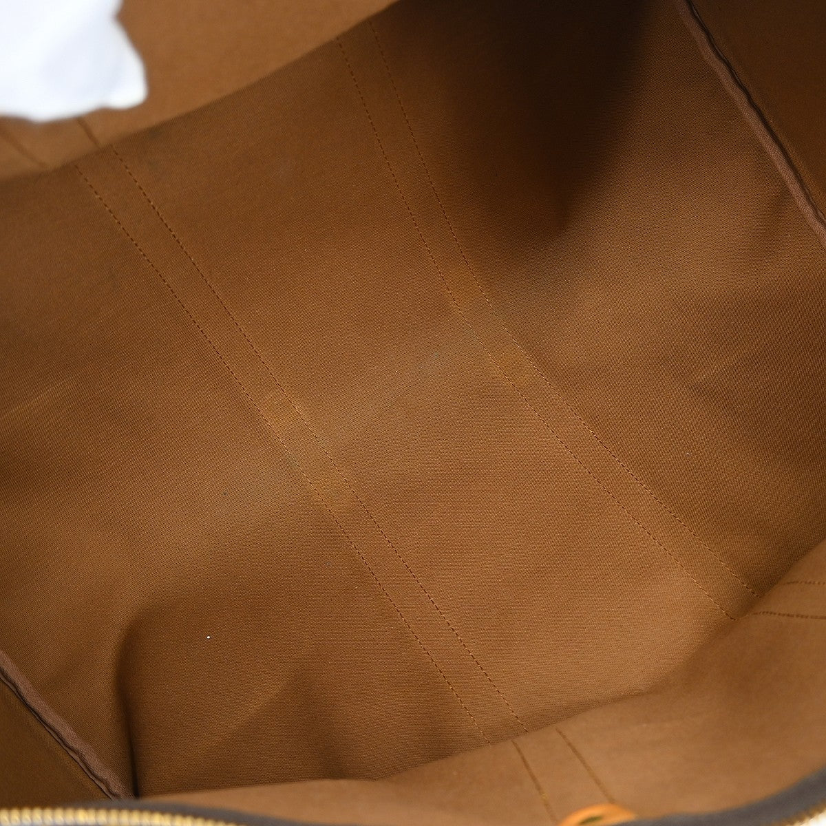 Louis Vuitton Keepall Monogram Brown Canvas Travel Bag Bag (Pre-Owned)