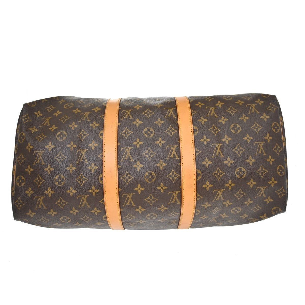 Louis Vuitton Keepall Monogram Canvas Brown Canvas Travel Bag Bag (Pre-Owned)