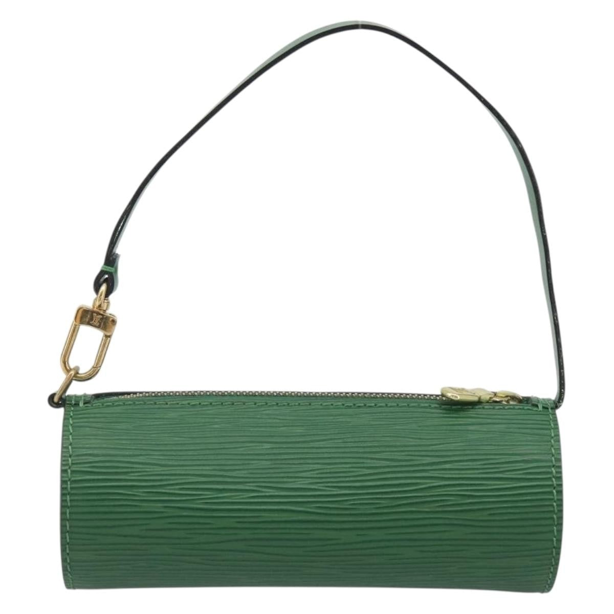 Louis Vuitton Soufflot Pochette Epi Leather Green Leather Clutche & Pouche Bag (Pre-Owned)