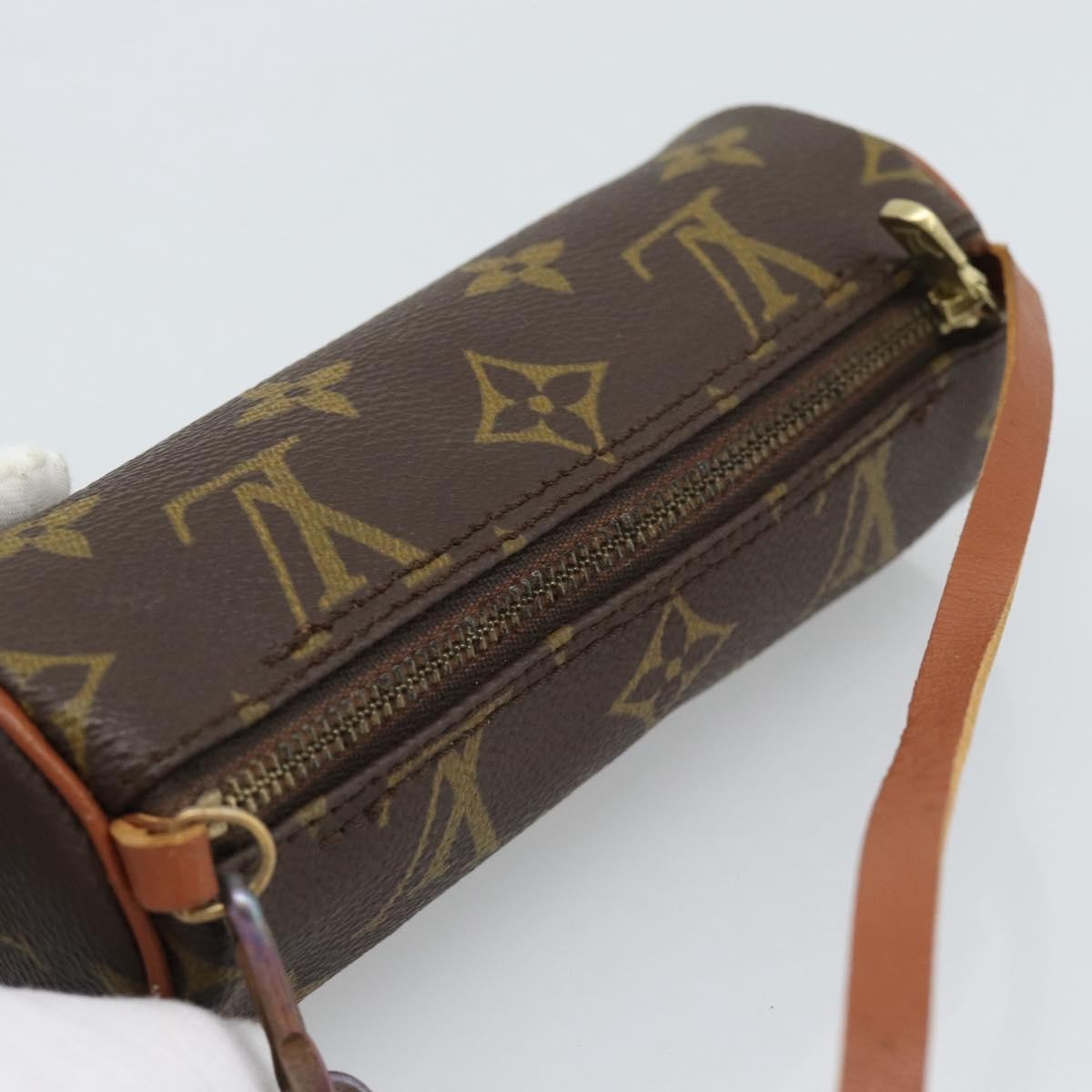 Louis Vuitton Papillon Pochette Monogram Canvas Brown Canvas Clutche & Pouche Bag (Pre-Owned)