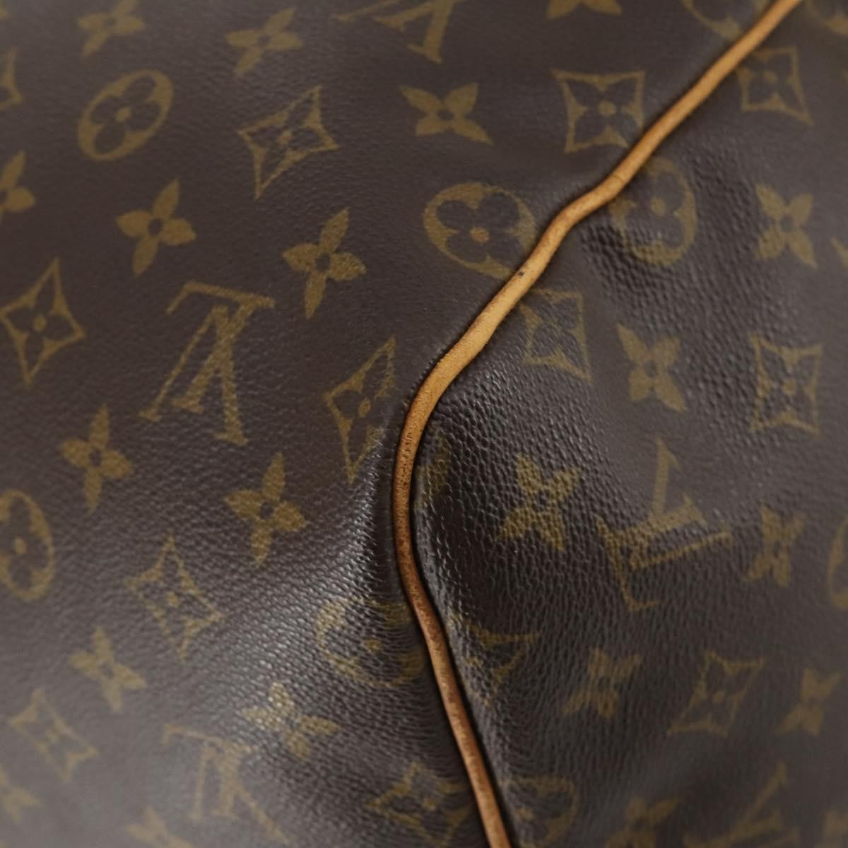 Louis Vuitton Keepall Monogram Canvas Brown Canvas Travel Bag Bag (Pre-Owned)