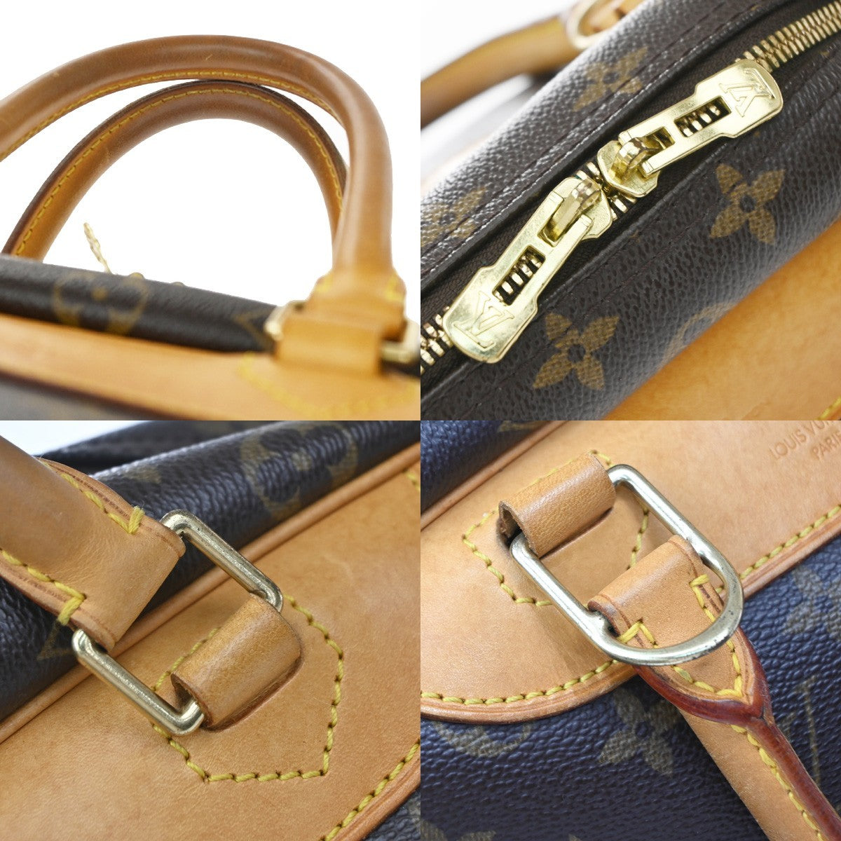 Louis Vuitton Trouville Monogram Canvas Brown Canvas Handbag (Pre-Owned)