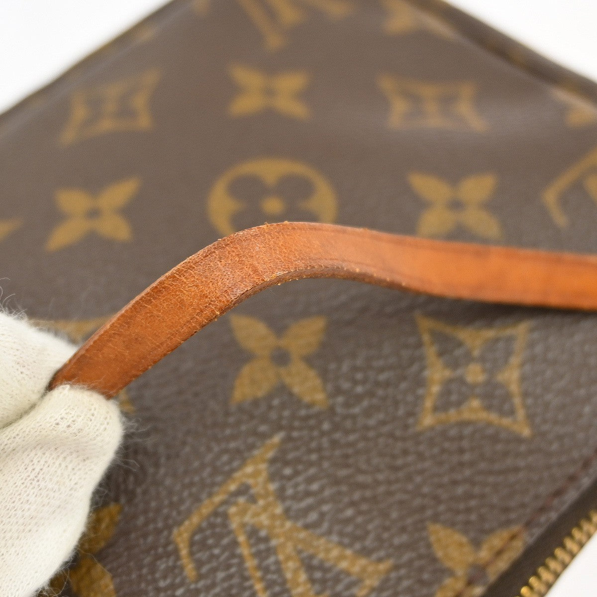 Louis Vuitton Pochette Accessoires Nm Monogram Canvas Brown Canvas Clutche & Pouche Bag (Pre-Owned)