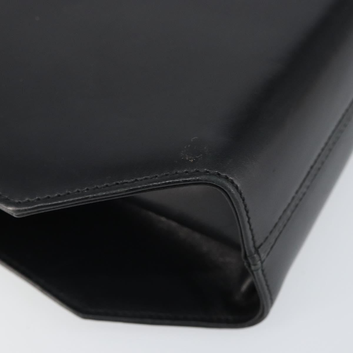 Salvatore Ferragamo Vintage Leather Black Leather Shoulder Bag Bag (Pre-Owned)
