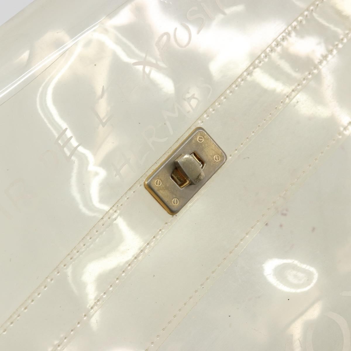 Hermes Kelly Souvenir Vinyl Clear Plastic Handbag (Pre-Owned)