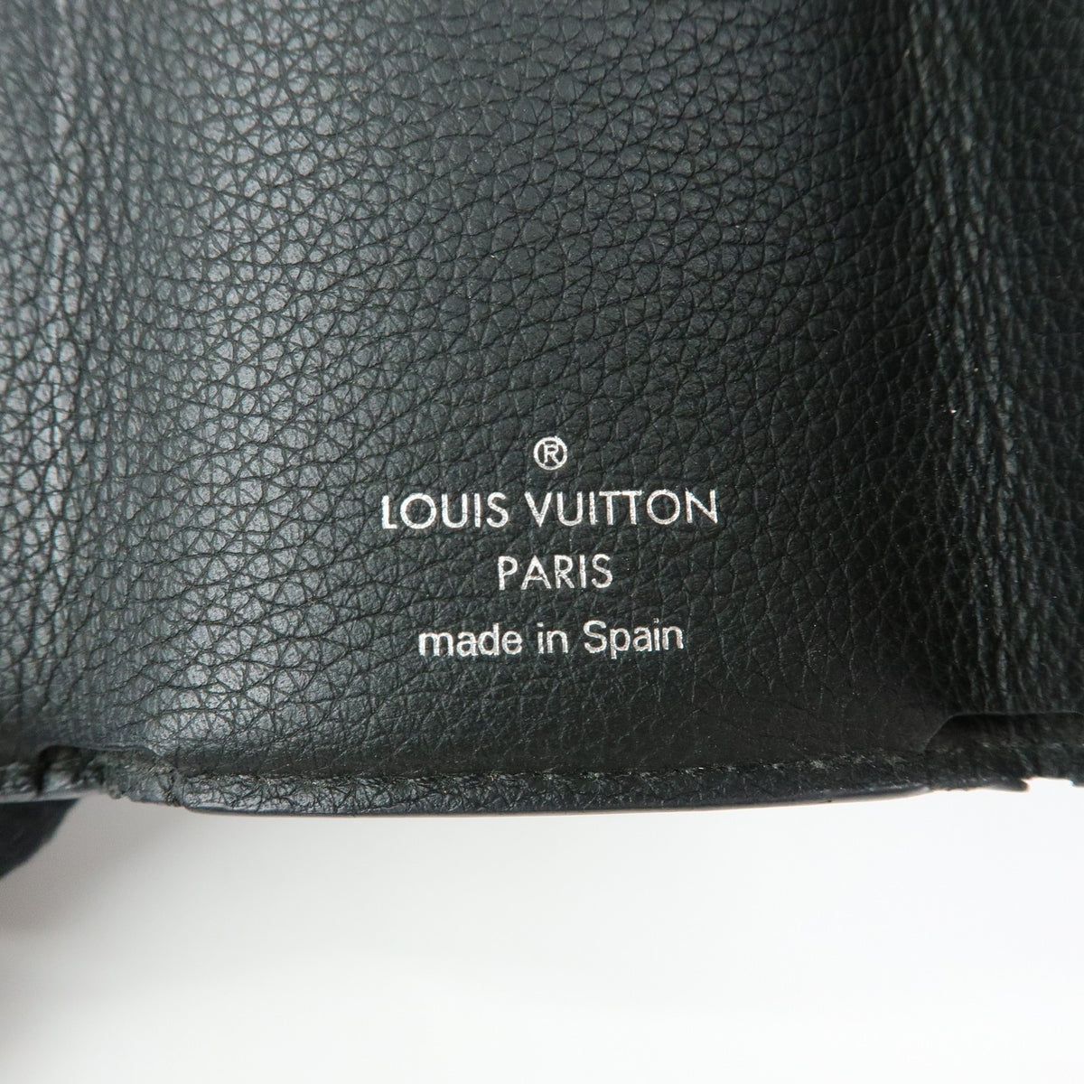 Louis Vuitton Lockmini Leather Black Leather Wallets Accessory (Pre-Owned)