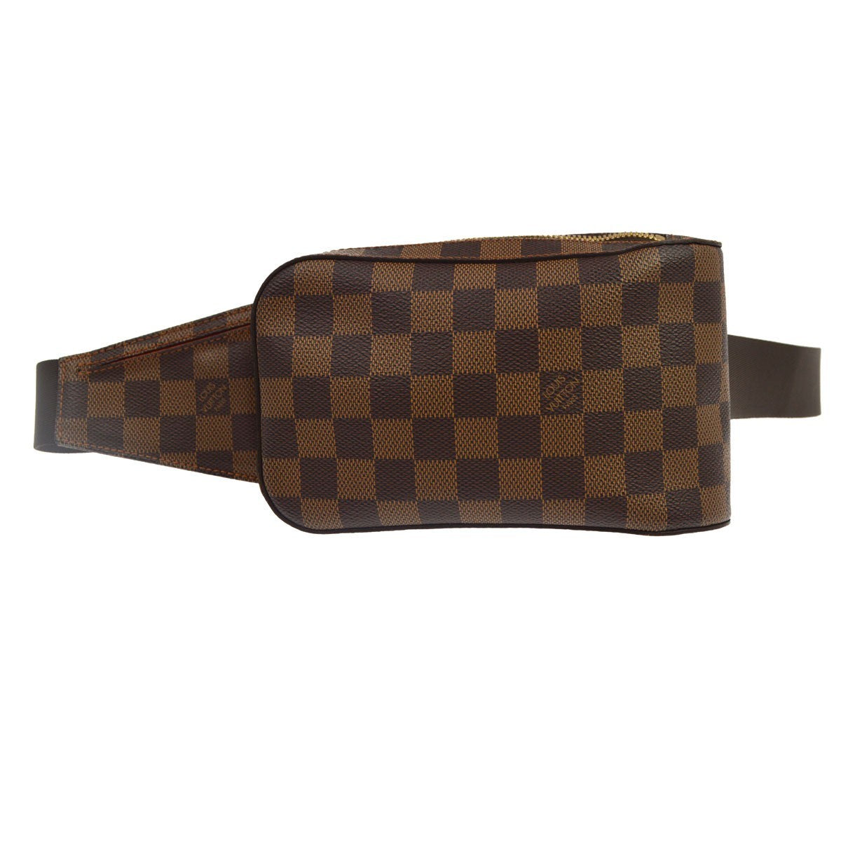 Louis Vuitton Geronimos Waist Damier Ebene Brown Canvas Shoulder Bag Bag (Pre-Owned)