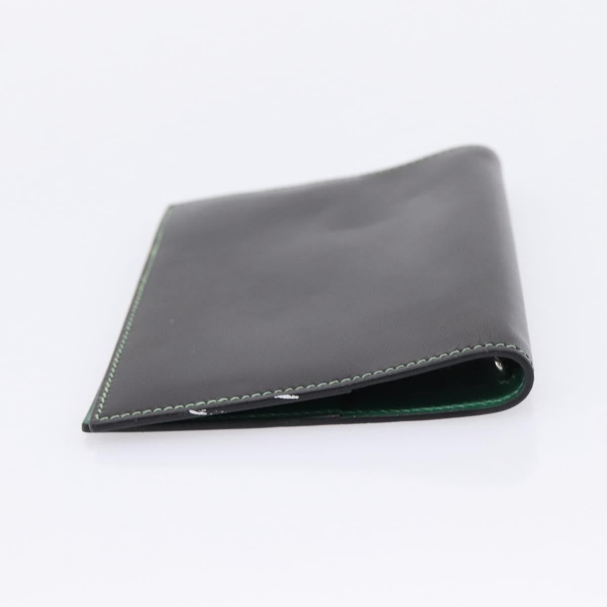 Hermes Simple Agenda Cover Leather Black Leather Briefcase Bag (Pre-Owned)