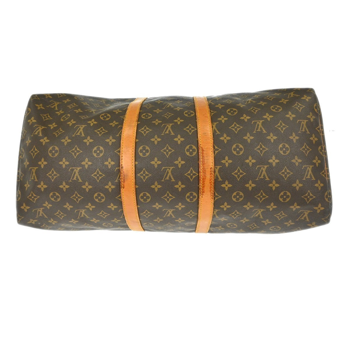 Louis Vuitton Keepall Monogram Canvas Brown Canvas Travel Bag Bag (Pre-Owned)