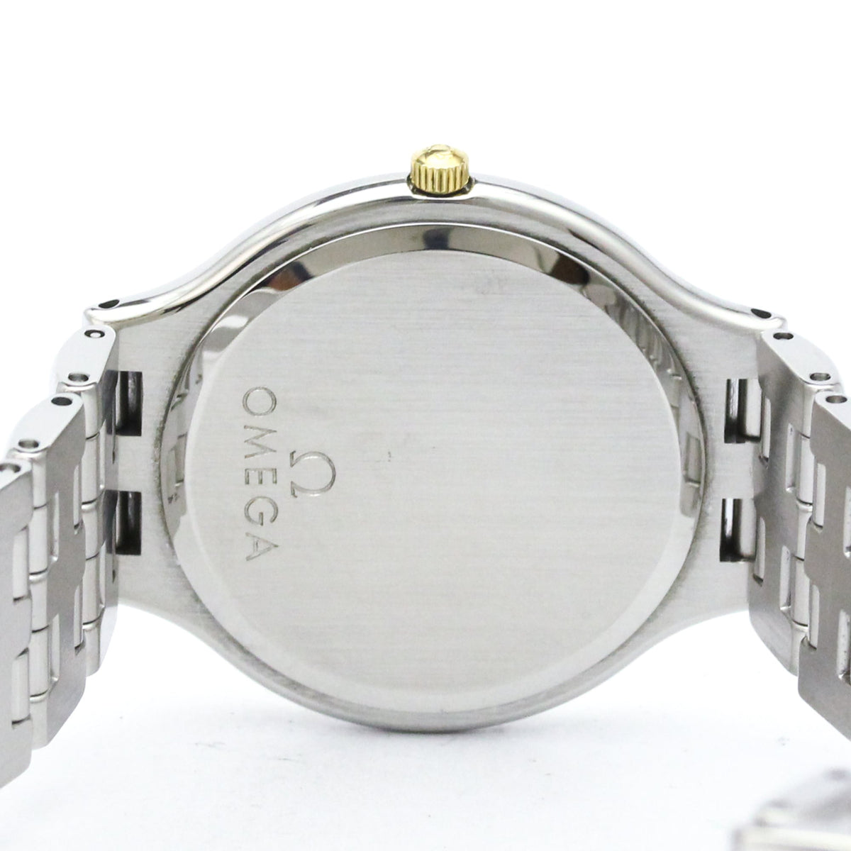 Omega De Ville Quartz Stainless Steel And Yellow Gold Watch (Pre-Owned)