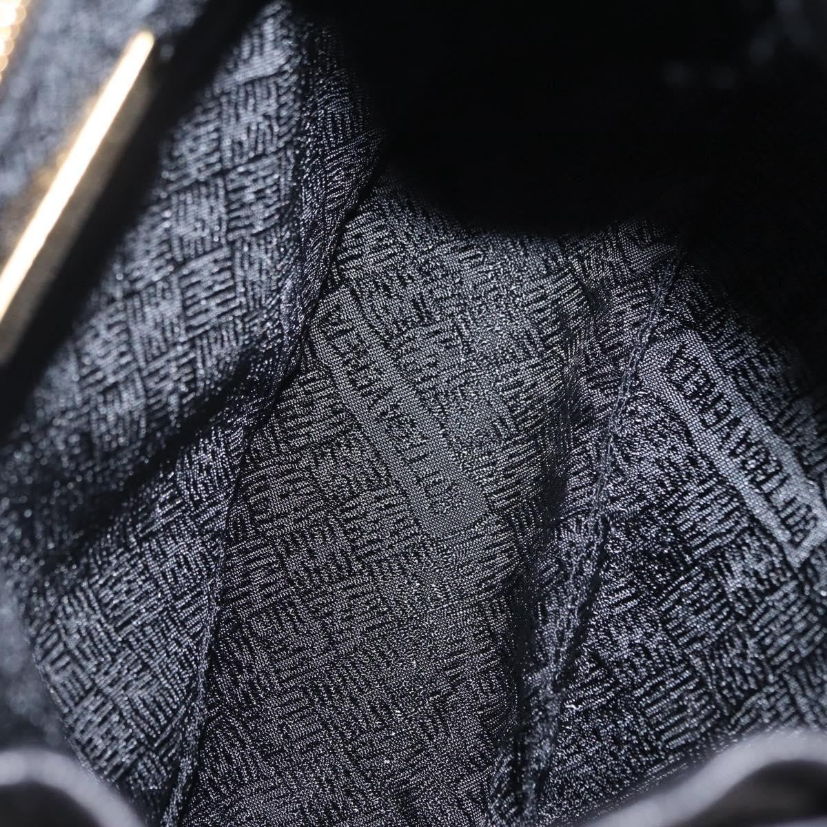 Bottega Veneta Backpack Leather With Intrecciato Black Leather Backpack Bag (Pre-Owned)