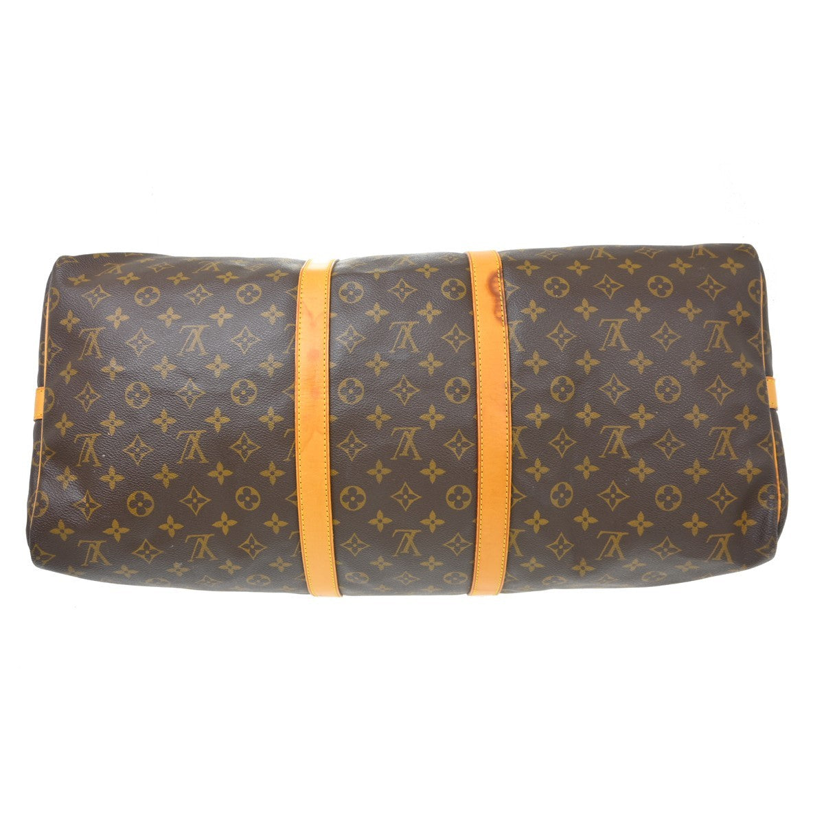 Louis Vuitton Keepall Bandouliere Monogram Canvas Brown Canvas Travel Bag Bag (Pre-Owned)