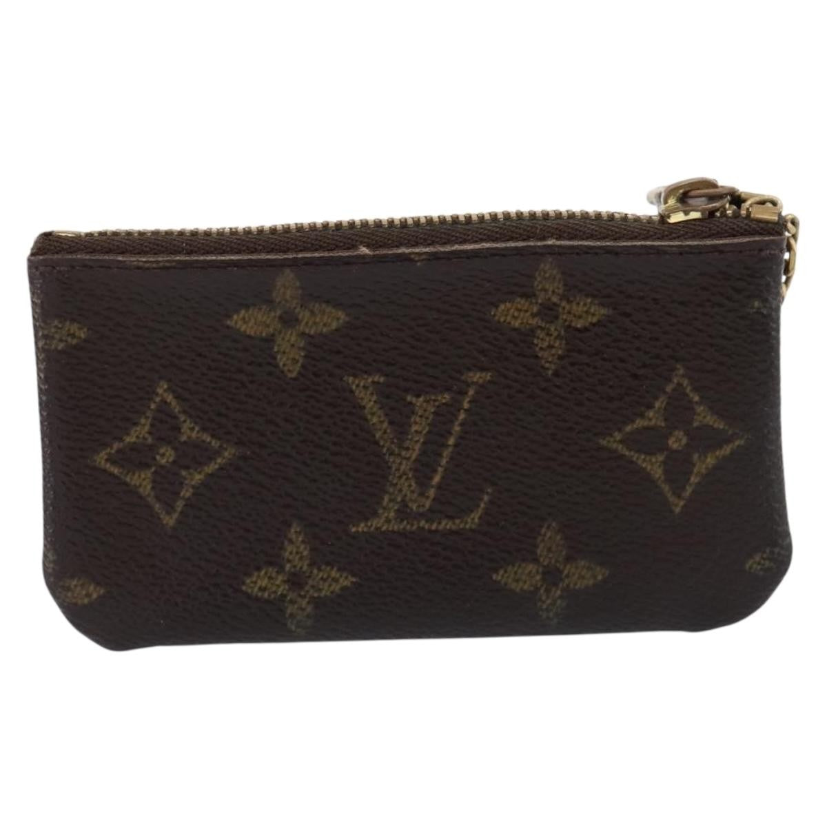 Louis Vuitton Pochette Clés Nm Canvas Brown Canvas Wallets Accessory (Pre-Owned)