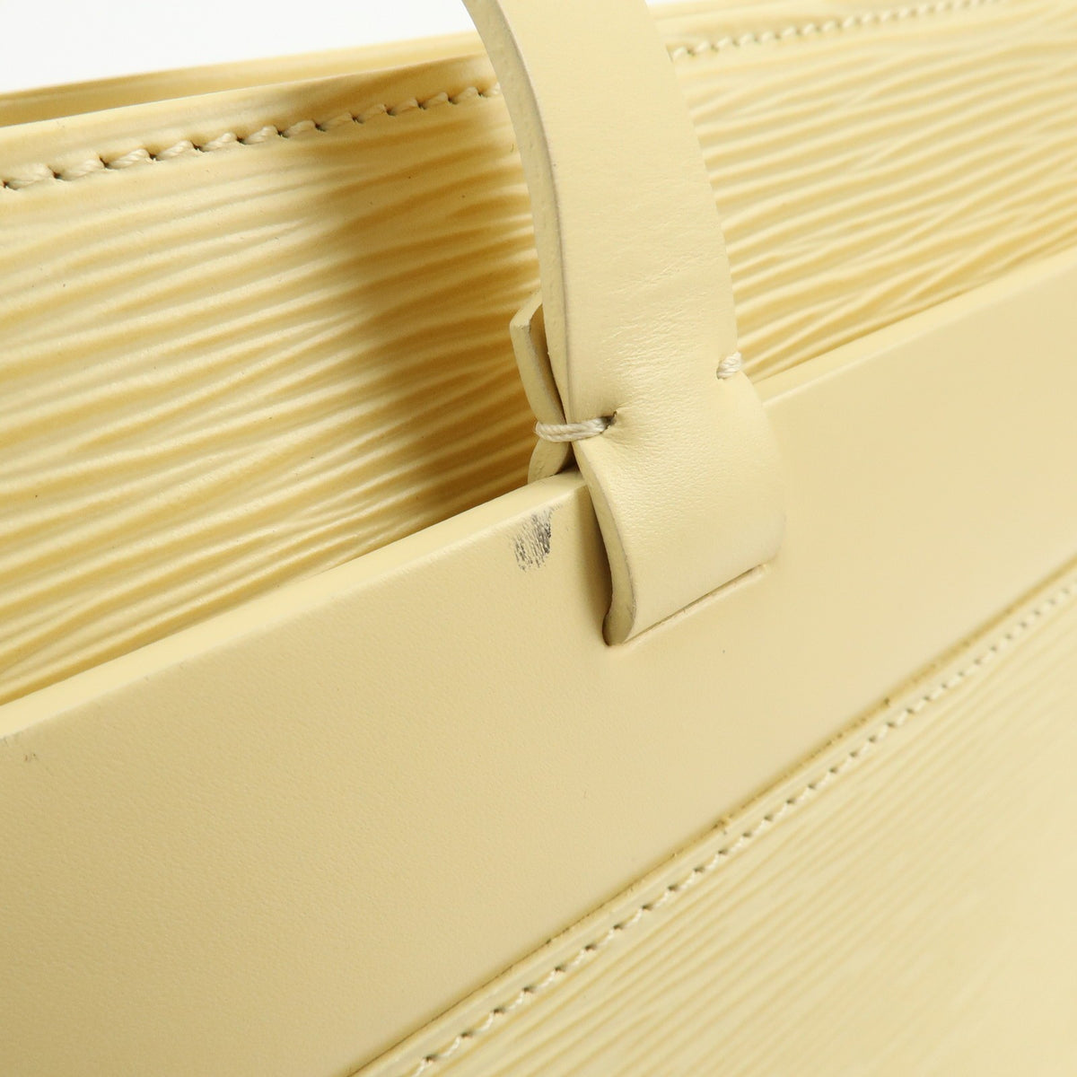 Louis Vuitton Croisette Epi Leather Yellow Leather Tote Bag Bag (Pre-Owned)