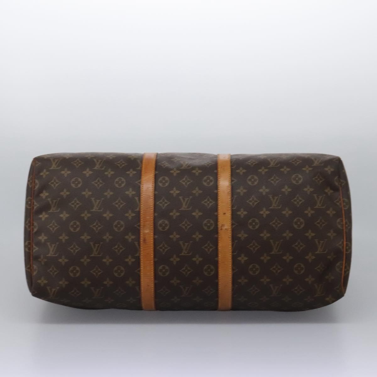 Louis Vuitton Keepall Monogram Canvas Brown Canvas Travel Bag Bag (Pre-Owned)