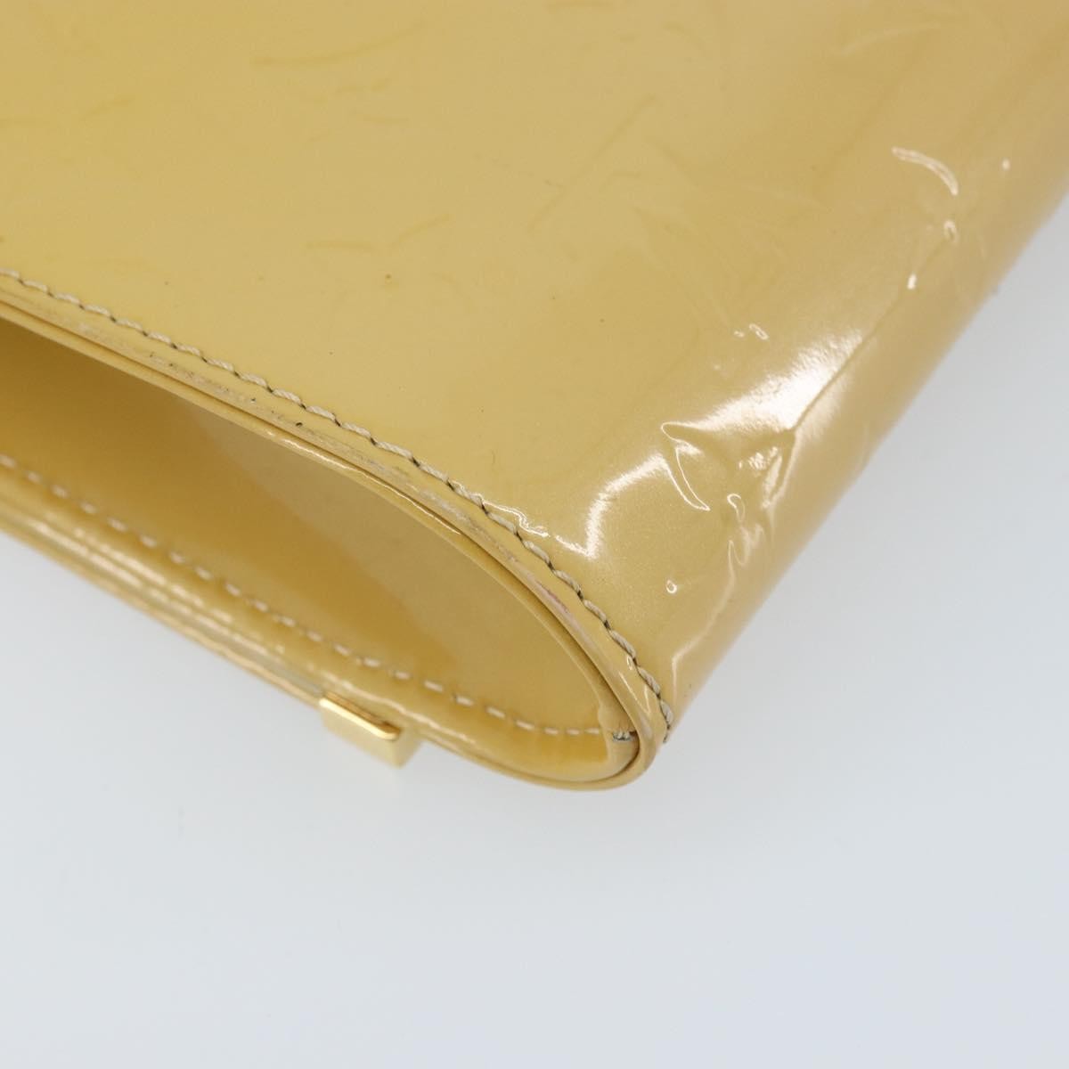 Louis Vuitton Ana Monogram Vernis Yellow Patent_Leather Handbag (Pre-Owned)