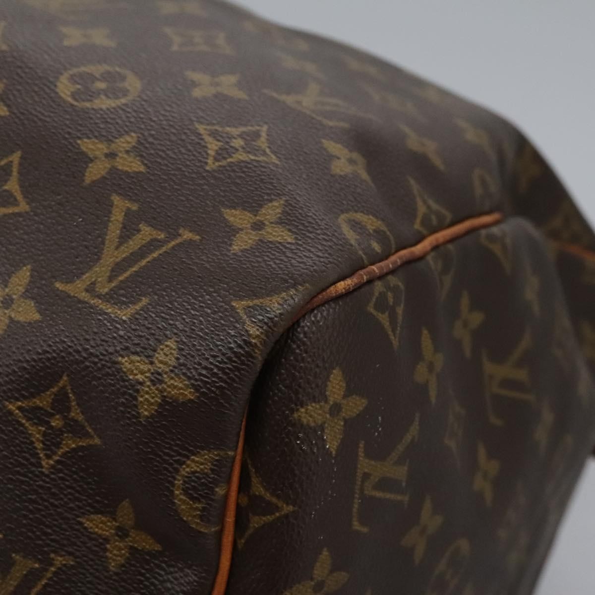 Louis Vuitton Keepall Monogram Canvas Brown Canvas Travel Bag Bag (Pre-Owned)