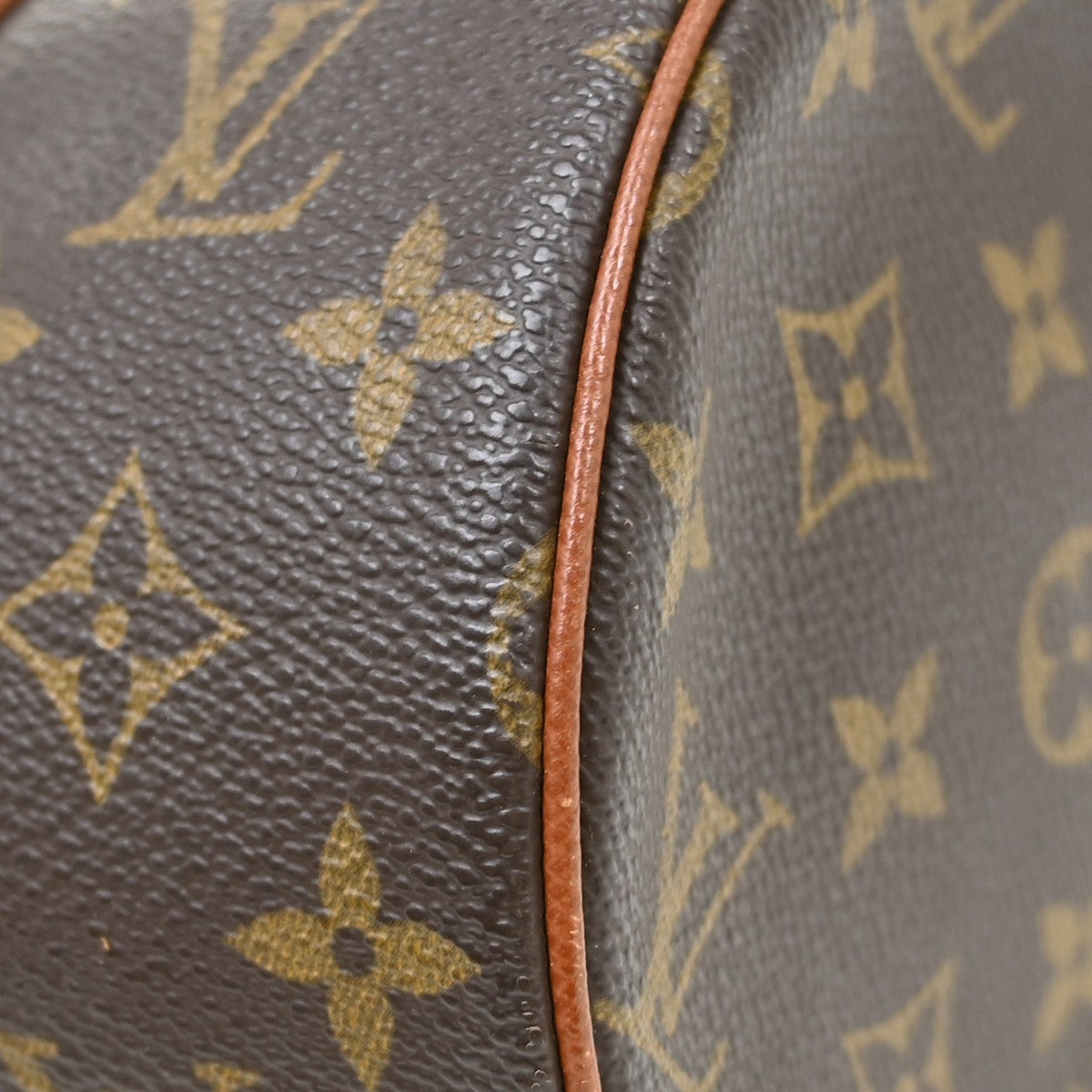 Louis Vuitton Papillon Monogram Canvas Brown Canvas Handbag (Pre-Owned)