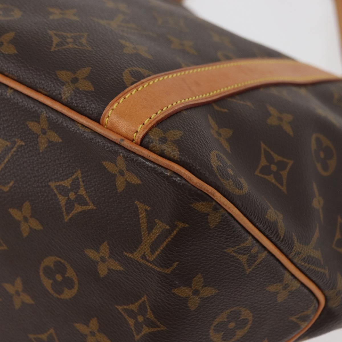 Louis Vuitton Shopping Sac Monogram Canvas Brown Canvas Handbag (Pre-Owned)
