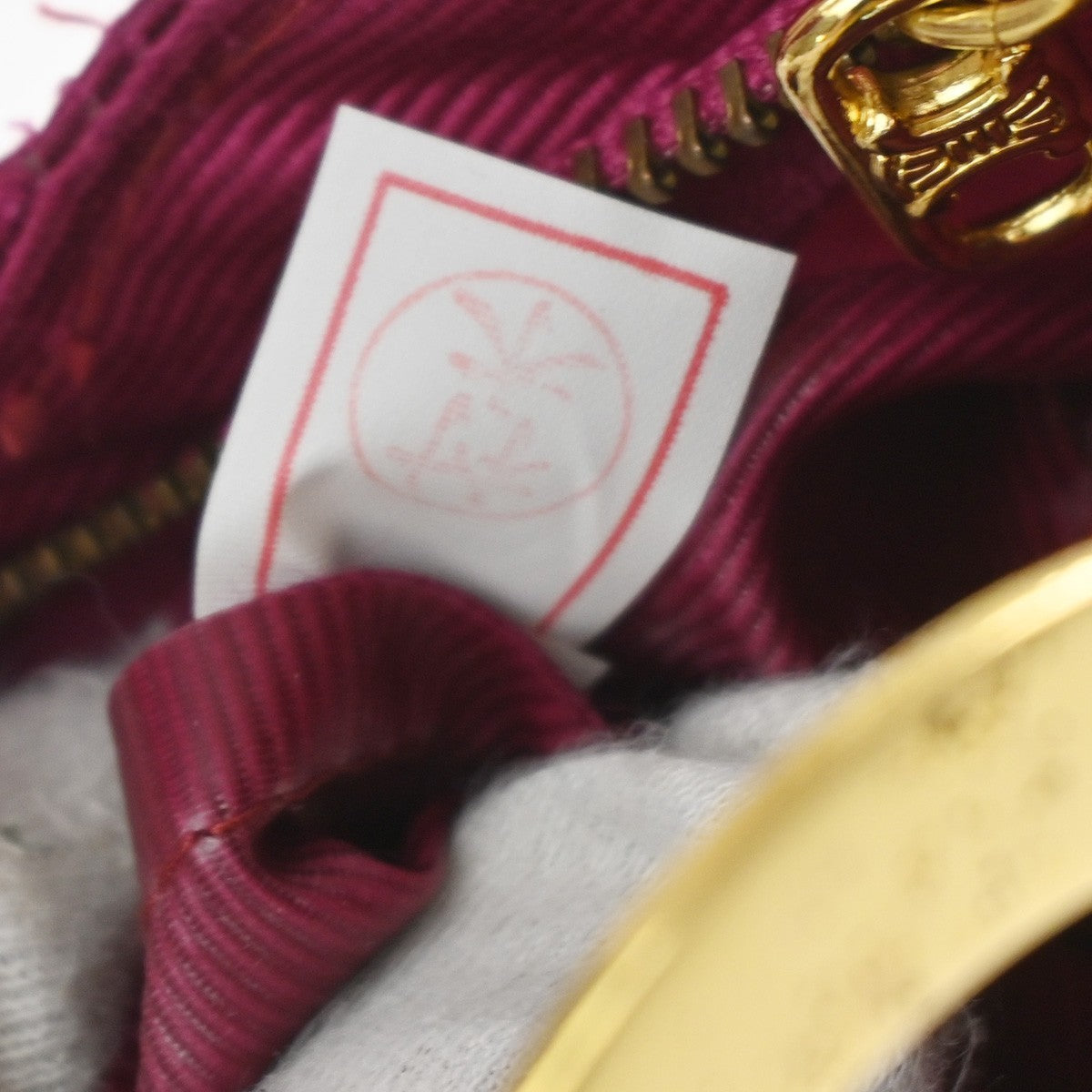Celine Circle Logo Pouch Canvas Purple Canvas Clutche & Pouche Bag (Pre-Owned)