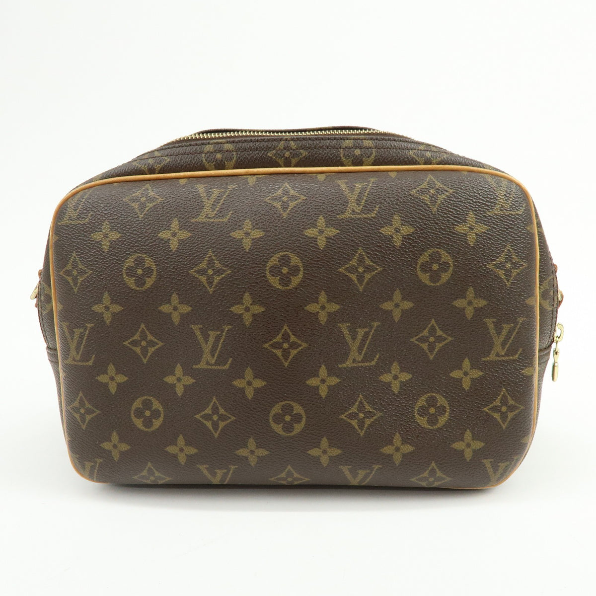 Louis Vuitton Reporter Monogram Canvas Brown Canvas Shoulder Bag Bag (Pre-Owned)