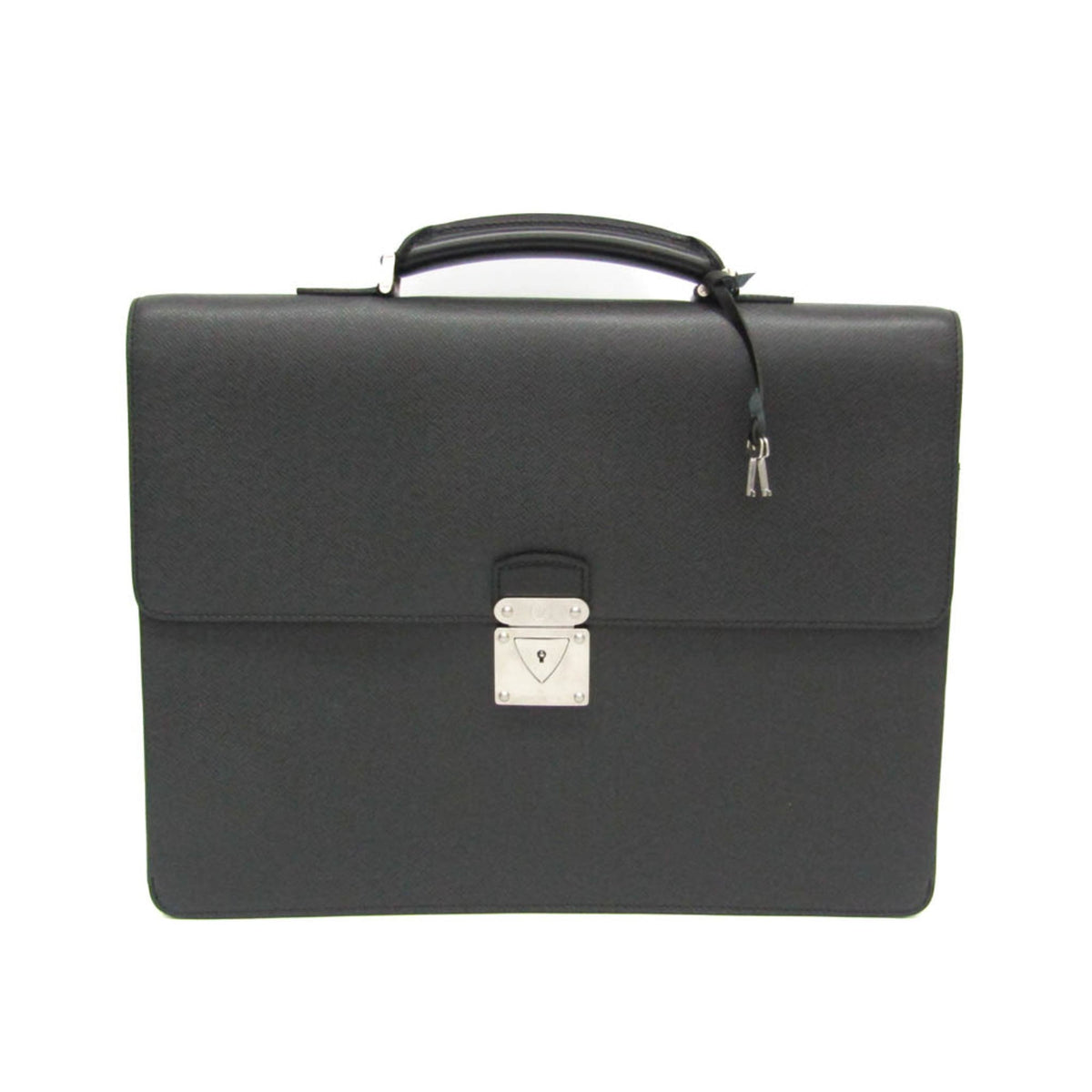 Louis Vuitton Robusto 1 Taiga Leather Black Leather Briefcase Bag (Pre-Owned)