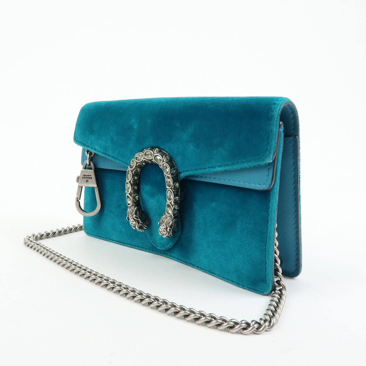 Gucci Dionysus Velvet Green Velvet Handbag (Pre-Owned)
