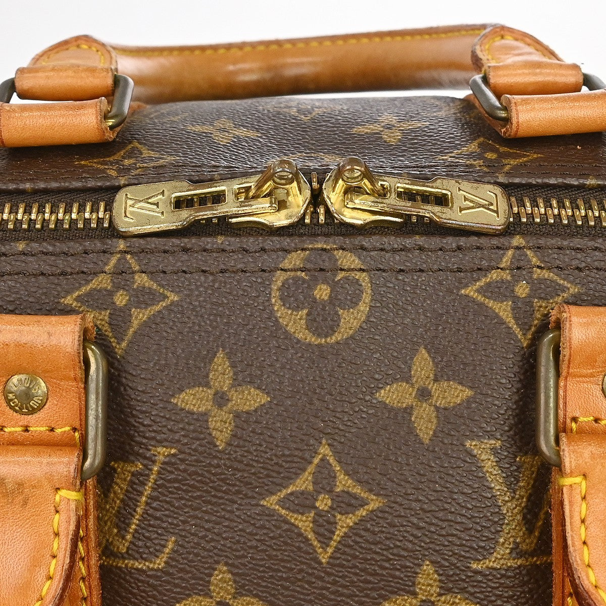 Louis Vuitton Keepall Bandouliere Monogram Canvas Brown Canvas Travel Bag Bag (Pre-Owned)
