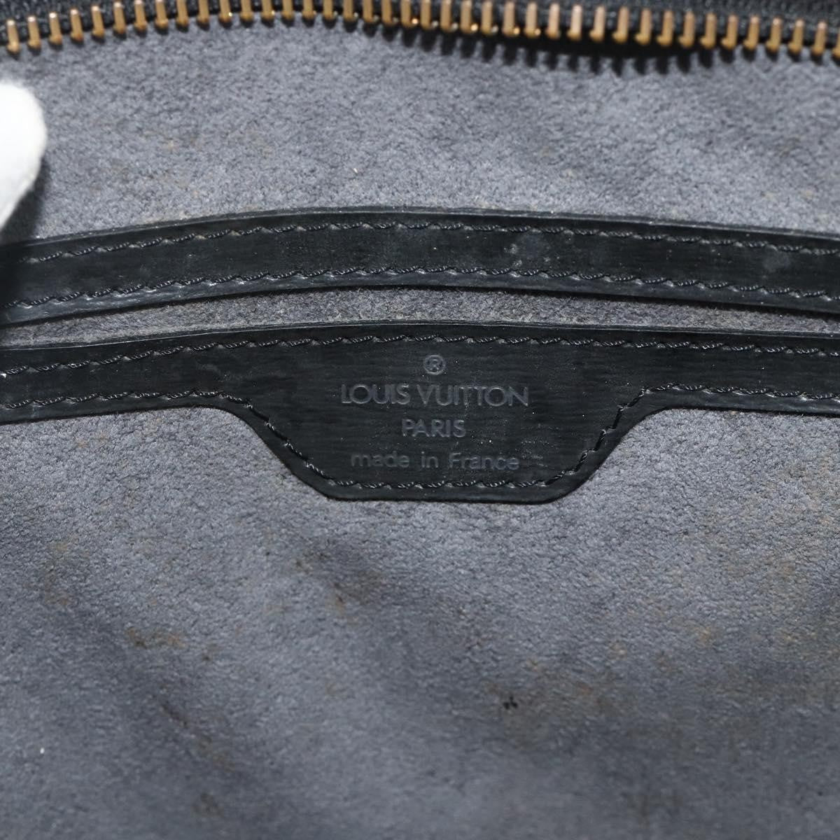 Louis Vuitton Saint Jacques Epi Leather Black Leather Handbag (Pre-Owned)