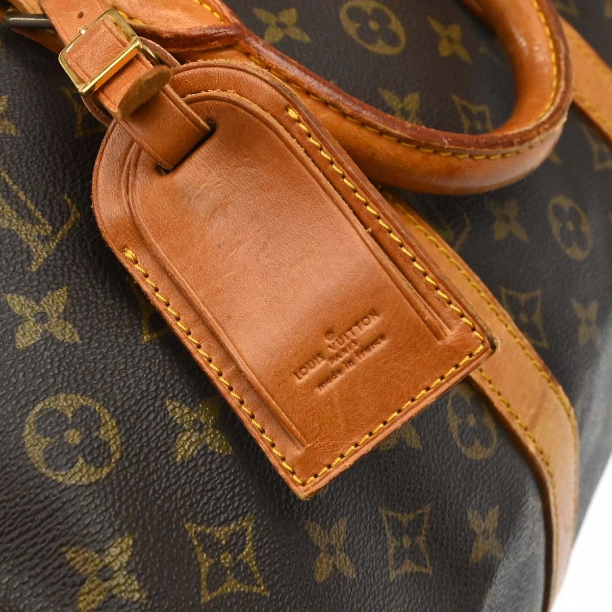 Louis Vuitton Keepall Monogram Canvas Brown Canvas Travel Bag Bag (Pre-Owned)