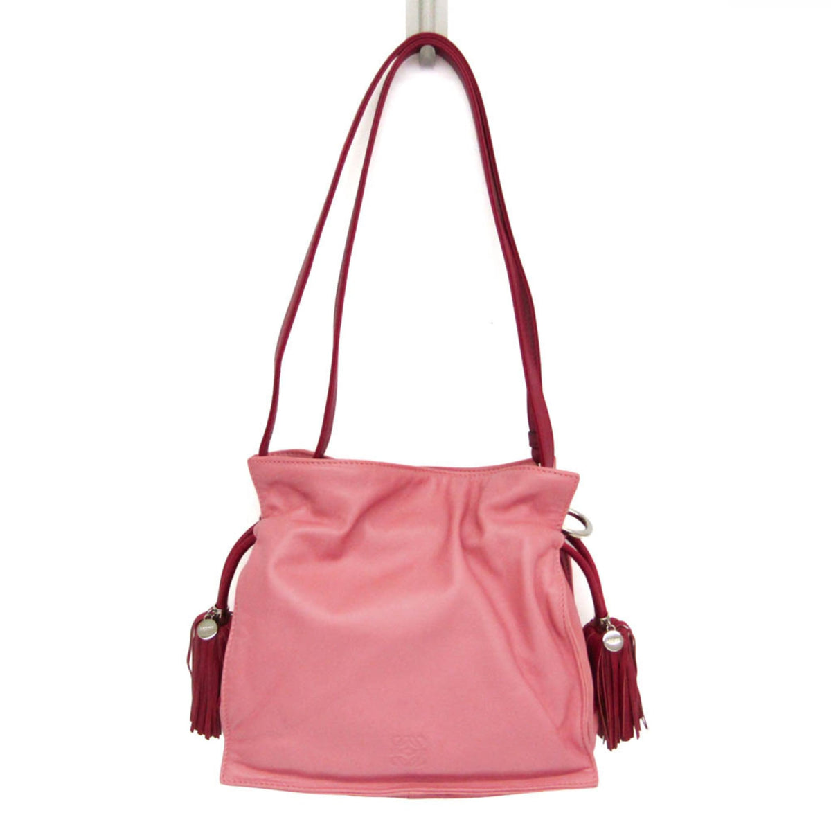 Loewe Flamenco Leather Pink Leather Crossbody Bag Bag (Pre-Owned)
