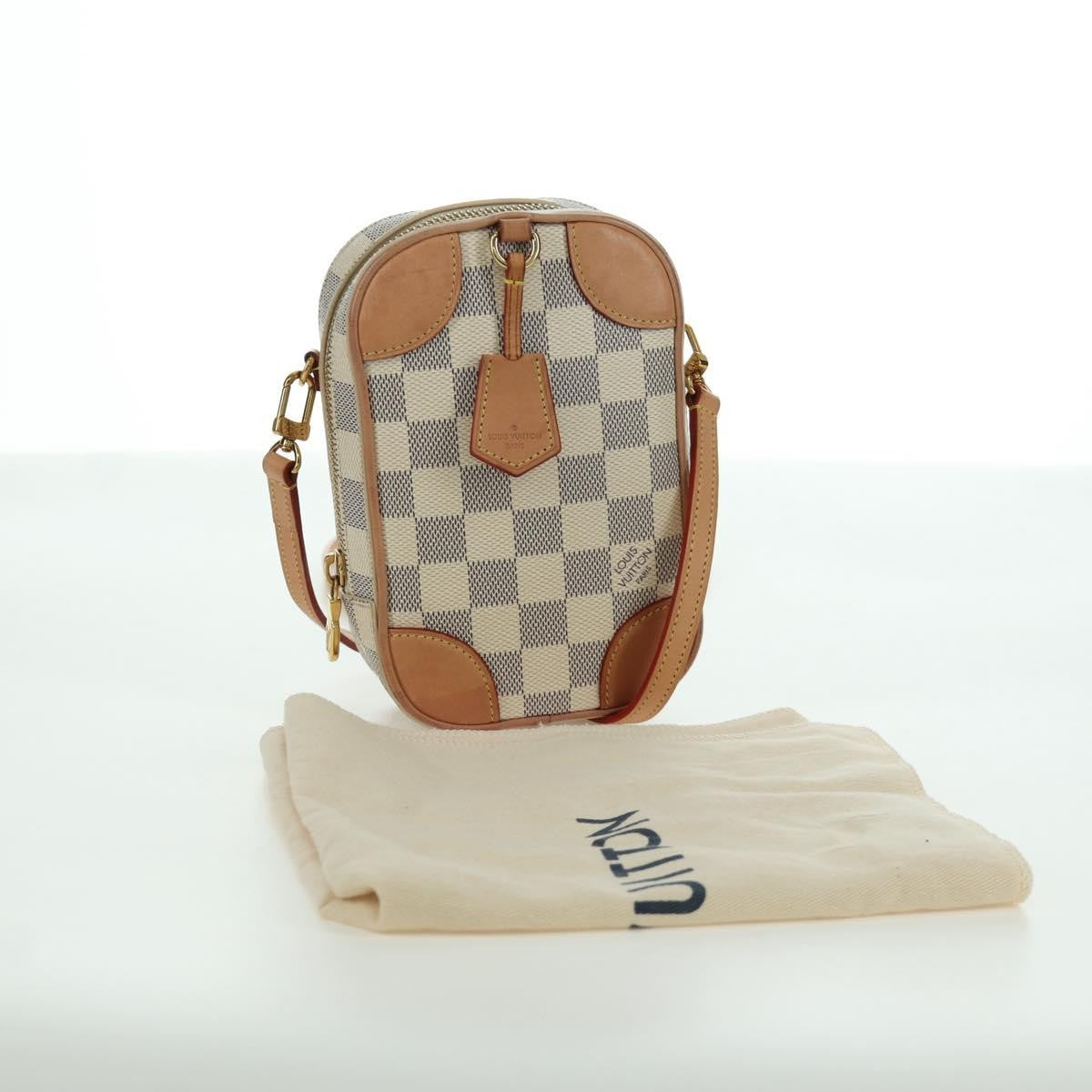 Louis Vuitton Neokapi Handag Damier Ebene Beige Canvas Clutche & Pouche Bag (Pre-Owned)