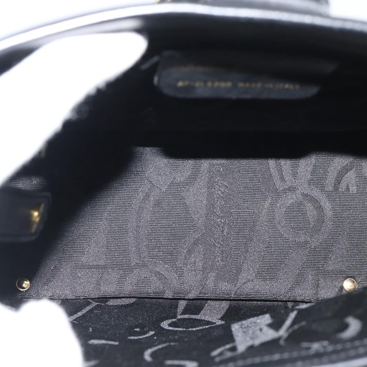 Salvatore Ferragamo Vala Leather Black Leather Shoulder Bag Bag (Pre-Owned)