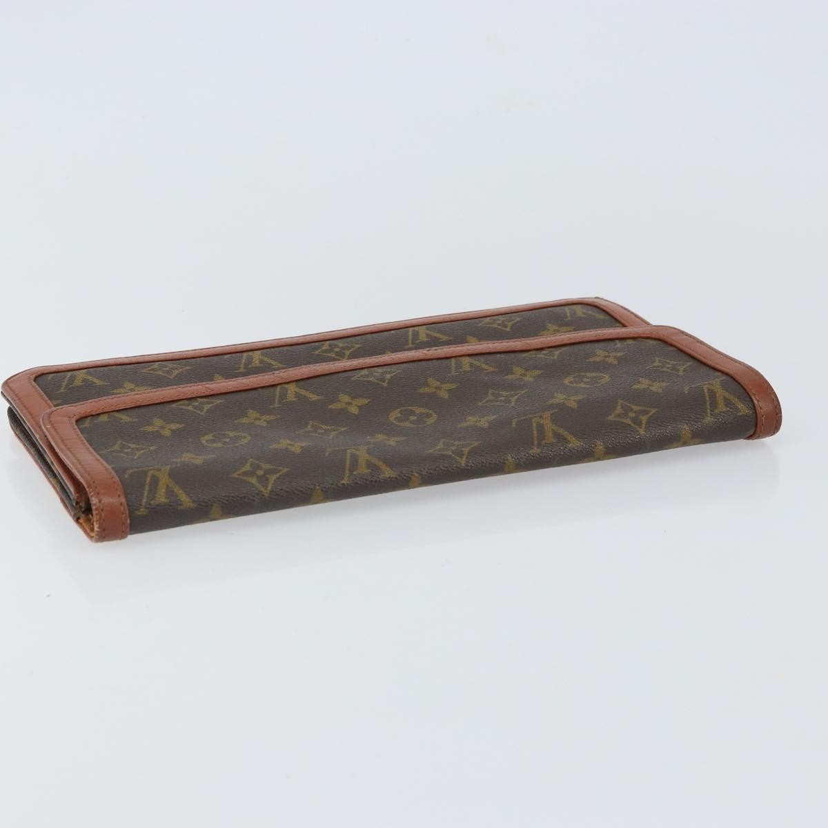 Louis Vuitton Dame Pochette Monogram Canvas Brown Canvas Clutche & Pouche Bag (Pre-Owned)