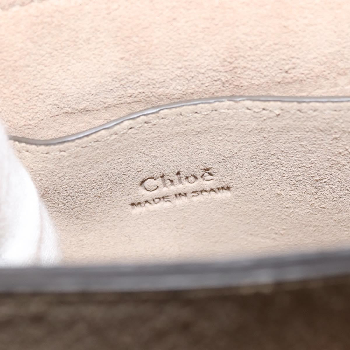 Chloe Faye Leather And Suede Beige Suede Bag (Pre-Owned)