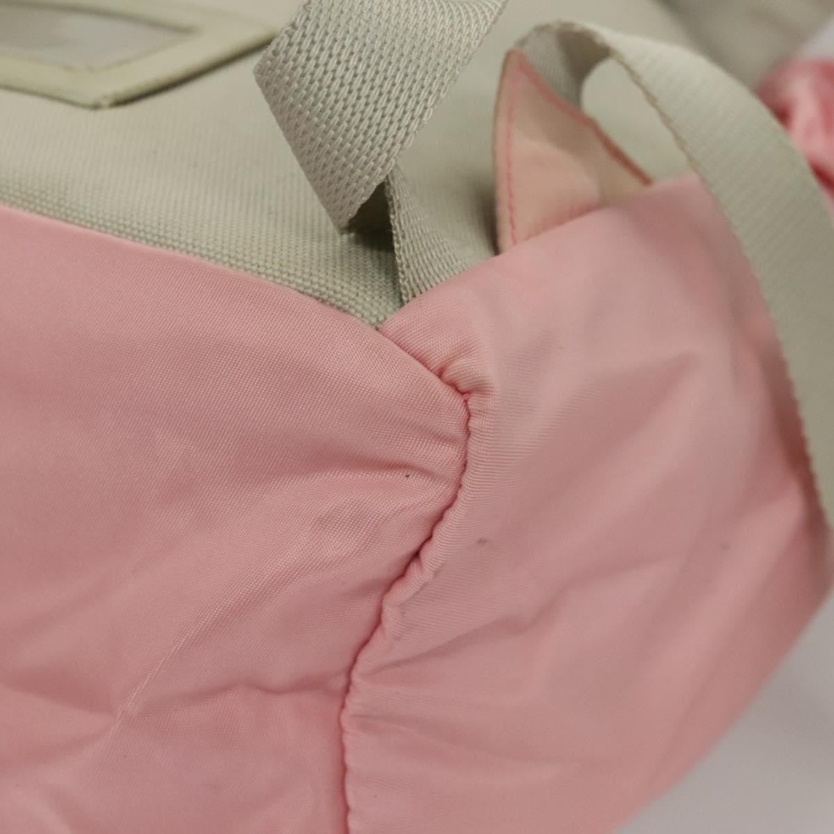 Prada Single Buckle Pocket Tessuto Pink Nylon Backpack Bag (Pre-Owned)