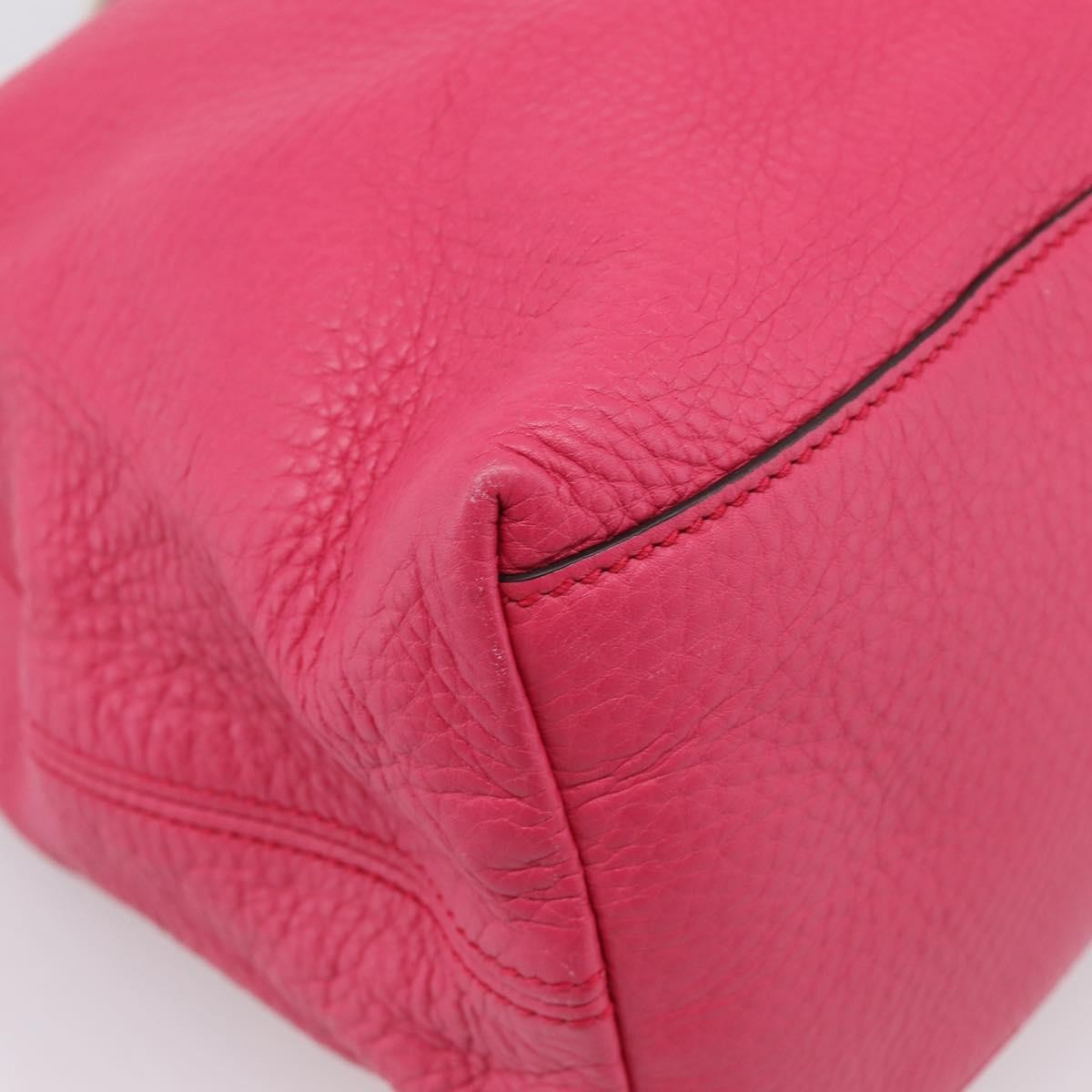 Gucci Soho Chain Strap Leather Pink Leather Shoulder Bag Bag (Pre-Owned)