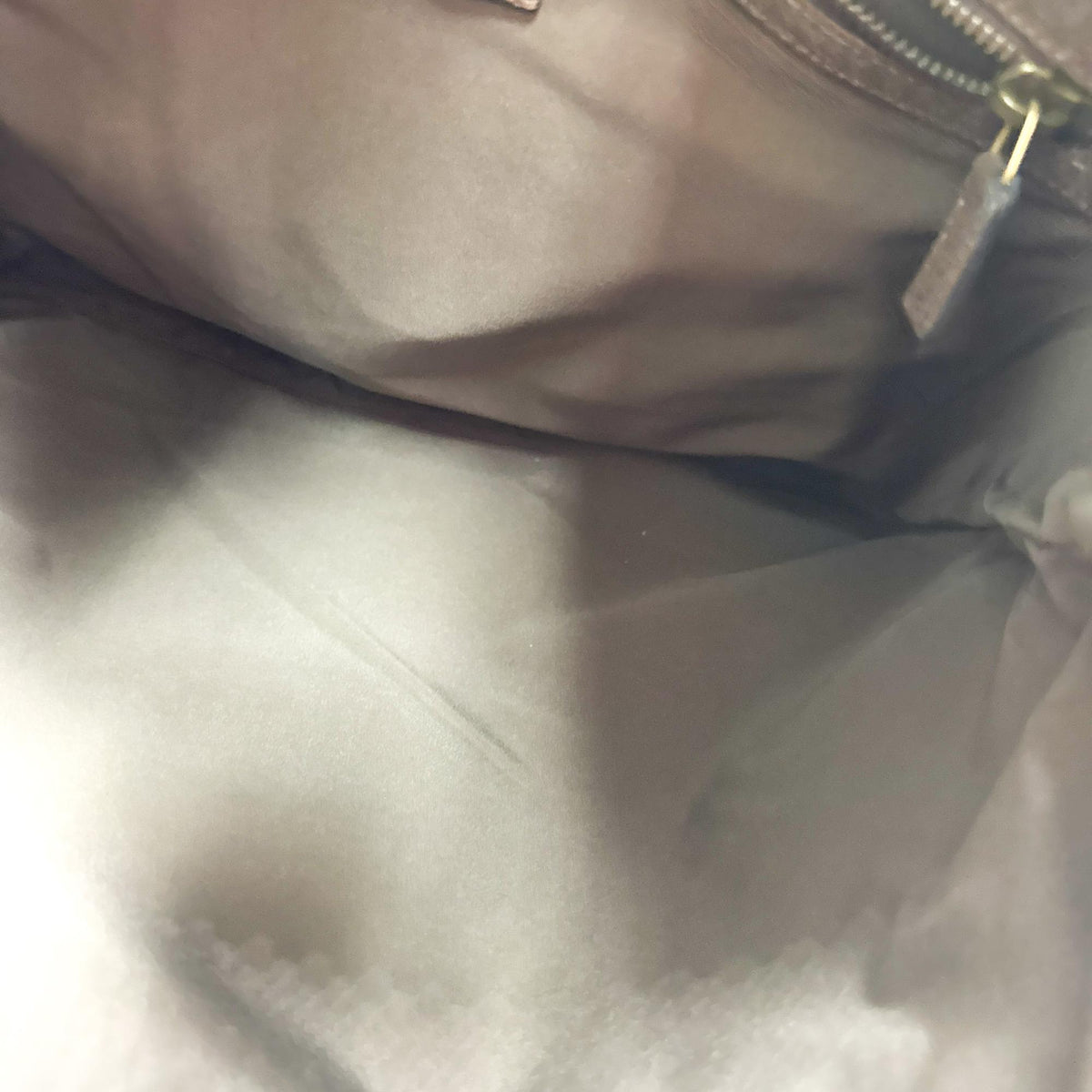 Gucci Neo Vintage Drawstring Gg Coated Canvas Beige Canvas Backpack Bag (Pre-Owned)