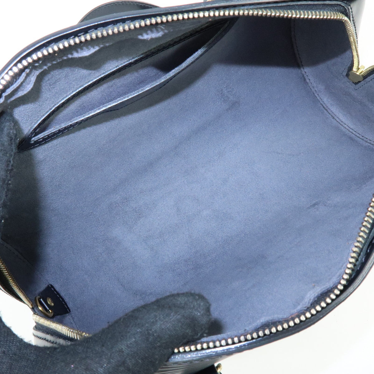 Louis Vuitton Soufflot Epi Leather Black Leather Tote Bag Bag (Pre-Owned)