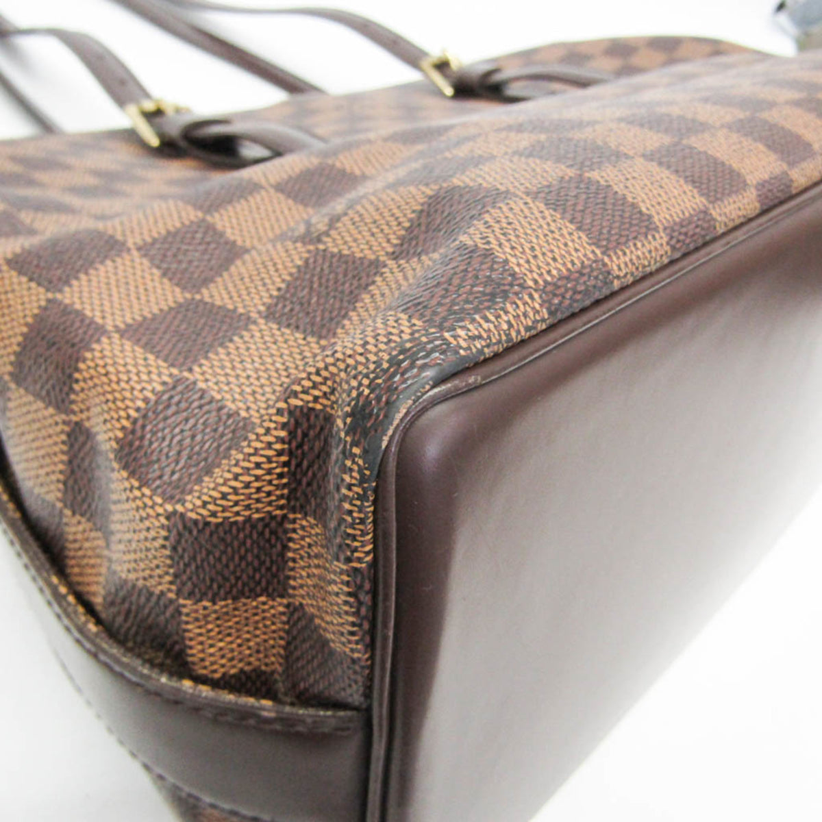 Louis Vuitton Chelsea Damier Ebene Brown Canvas Tote Bag Bag (Pre-Owned)