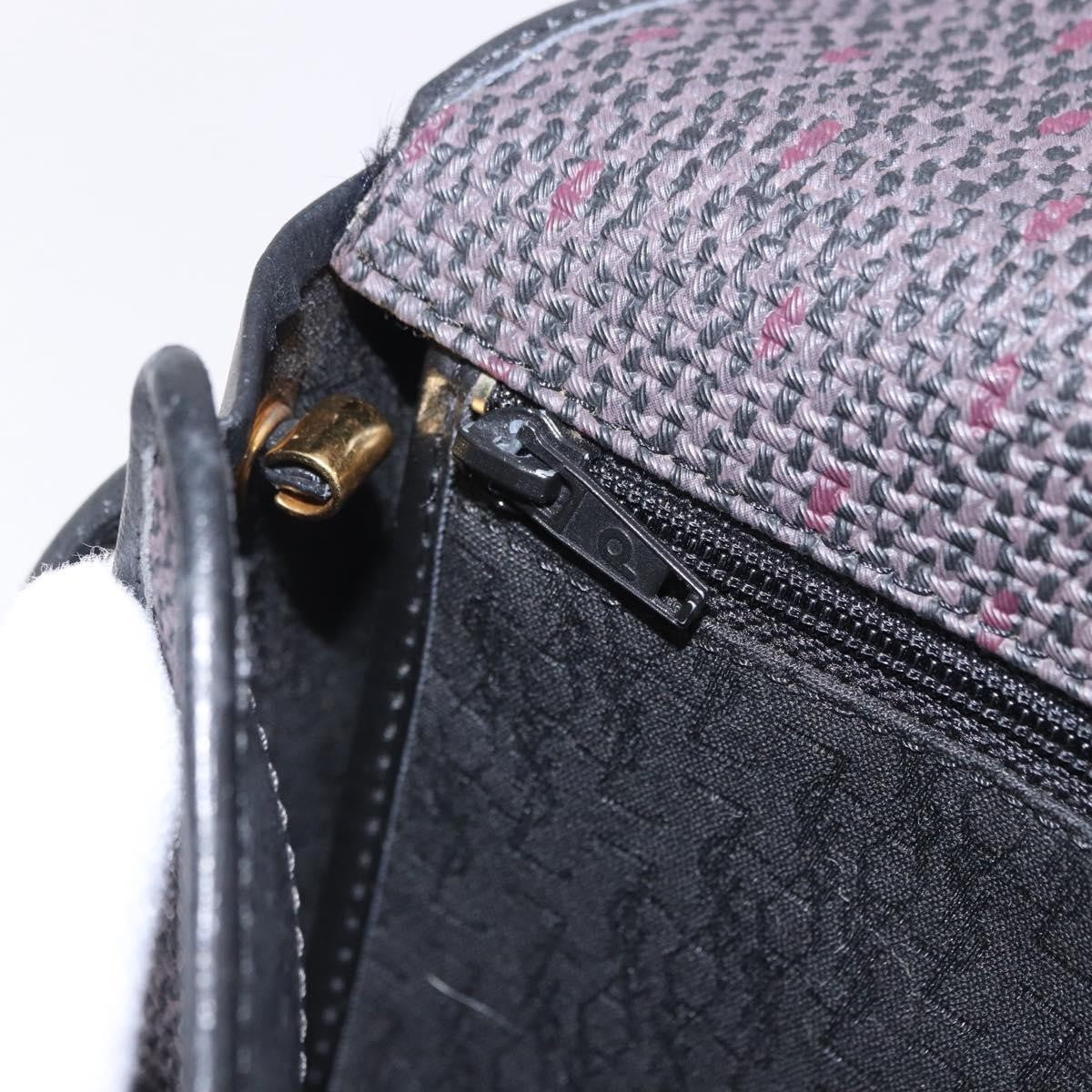 Saint Laurent Vintage Canvas Purple Canvas Shoulder Bag Bag (Pre-Owned)