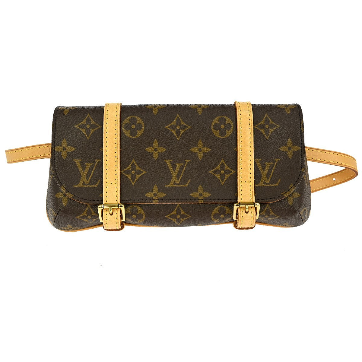 Louis Vuitton Marelle Monogram Brown Canvas Clutche & Pouche Bag (Pre-Owned)