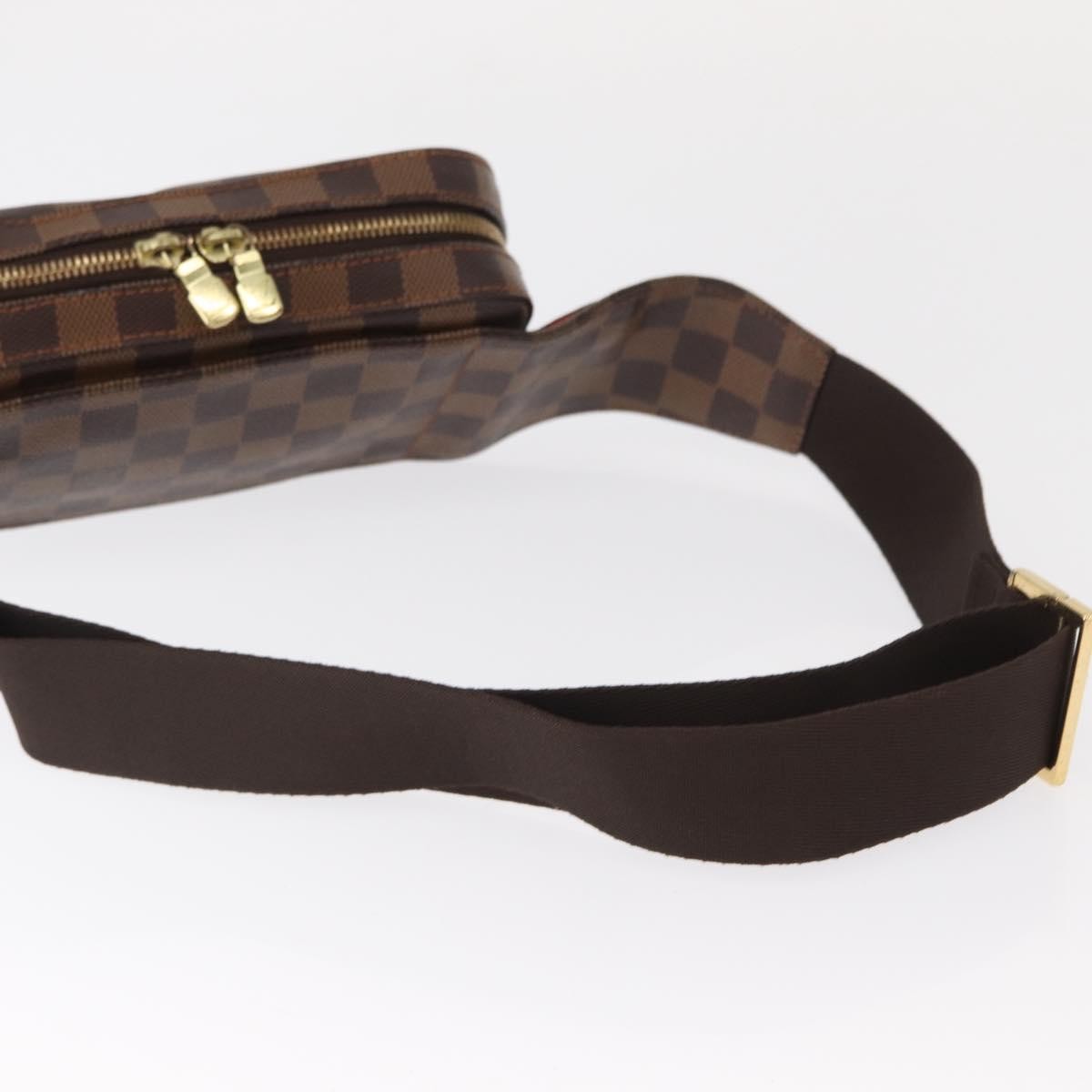 Louis Vuitton Geronimos Waist Damier Ebene Brown Canvas Clutche & Pouche Bag (Pre-Owned)