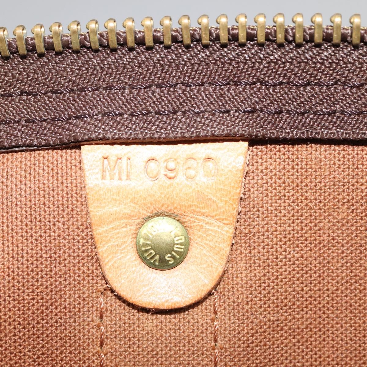 Louis Vuitton Keepall Monogram Canvas Brown Canvas Travel Bag Bag (Pre-Owned)