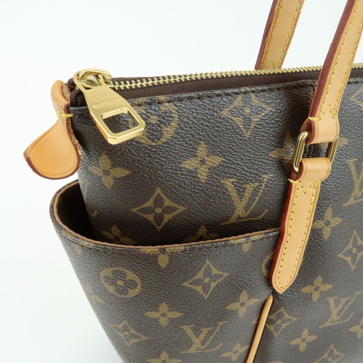 Louis Vuitton Totally Monogram Canvas Brown Canvas Tote Bag Bag (Pre-Owned)