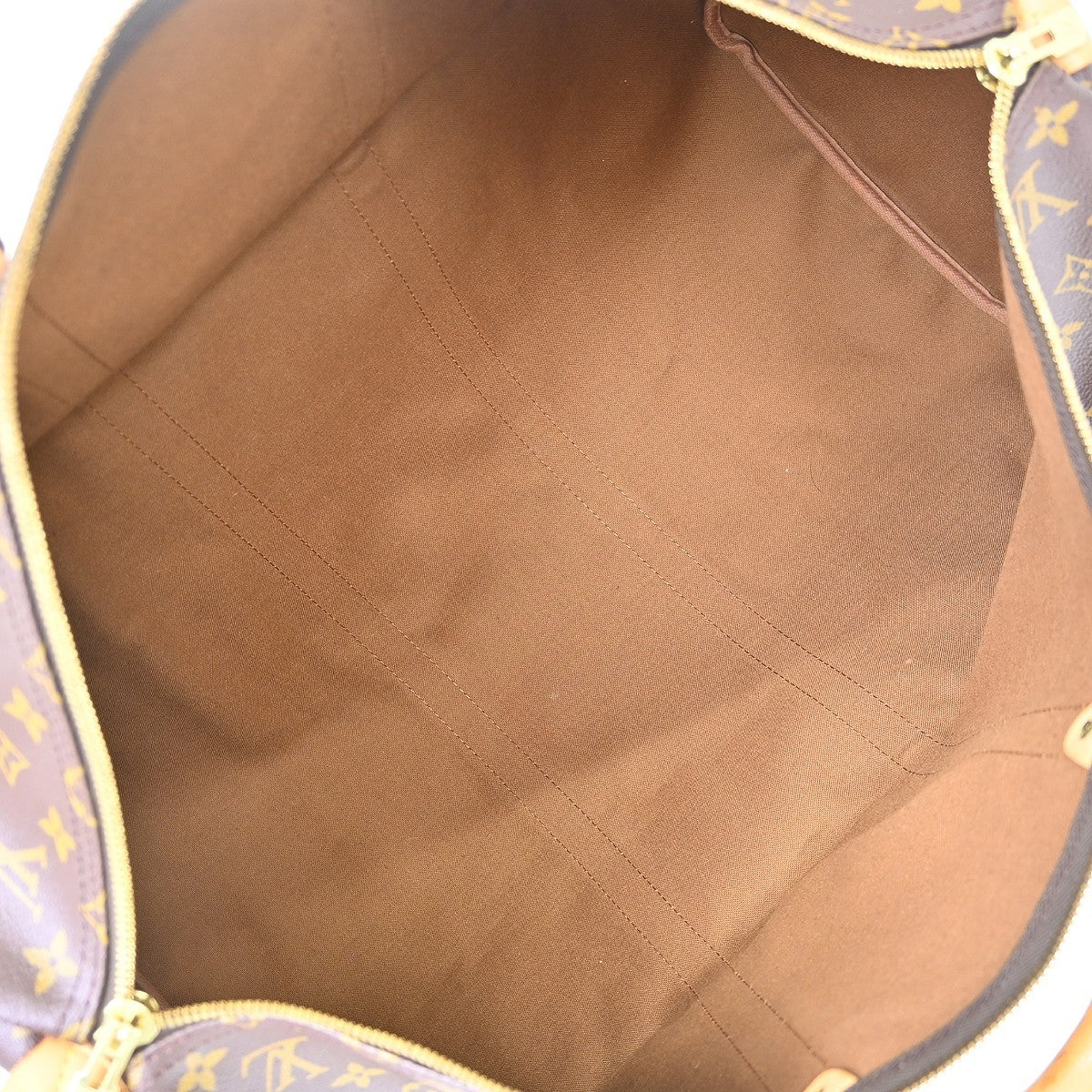 Louis Vuitton Keepall Monogram Canvas Brown Canvas Travel Bag Bag (Pre-Owned)